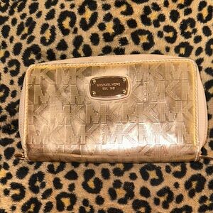 Michael Kors Metallic Gold Wallet